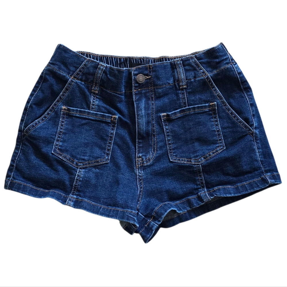 Maddin Girl NYC Cargo High-Rise Short W/ Stretchy Waistband Size M Y2K